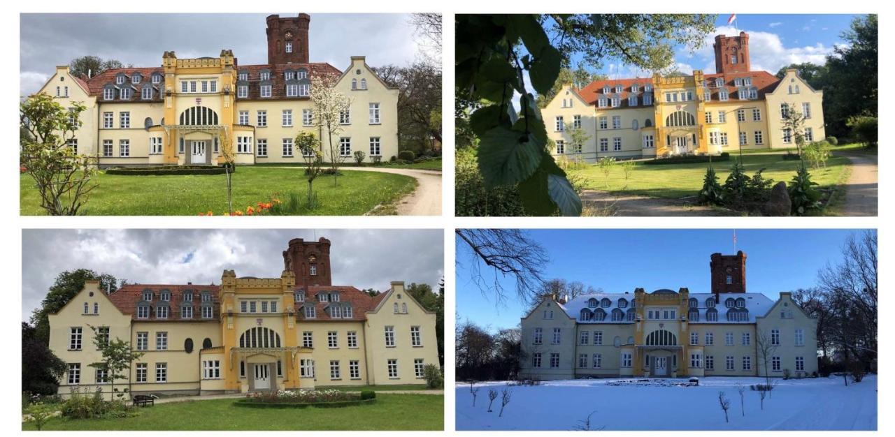 Schloss Lelkendorf Apartment Ulrichshusen Maisonette Fewo Mecklenburger Seenplatte Mit Dachterrasse Naehe Ostsee Luaran gambar